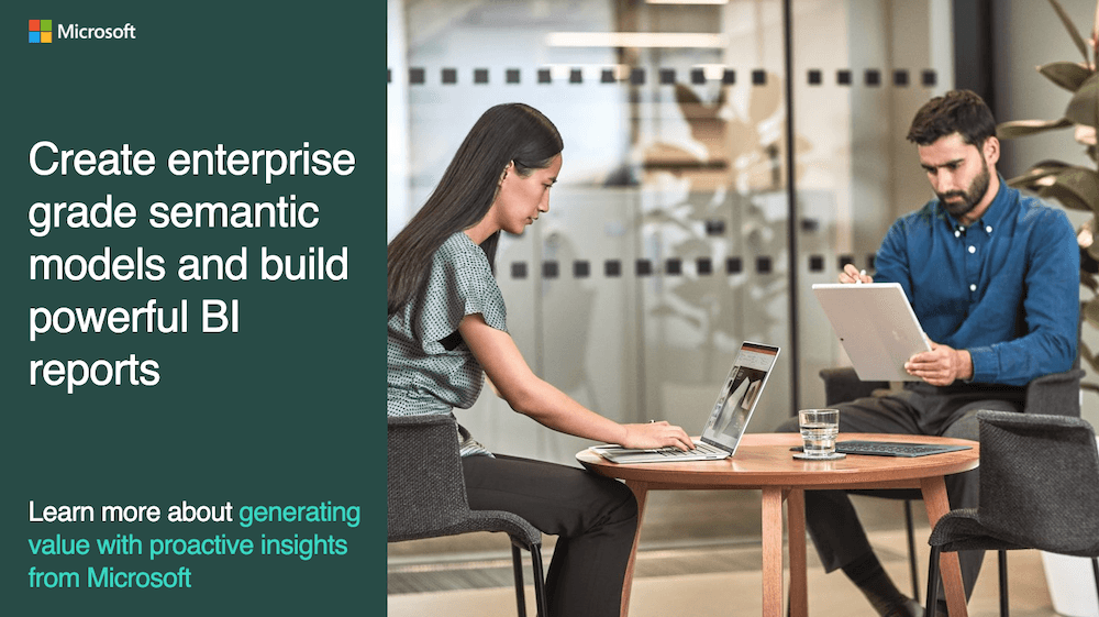 Create enterprise grade semantic models and build powerful BI reports
